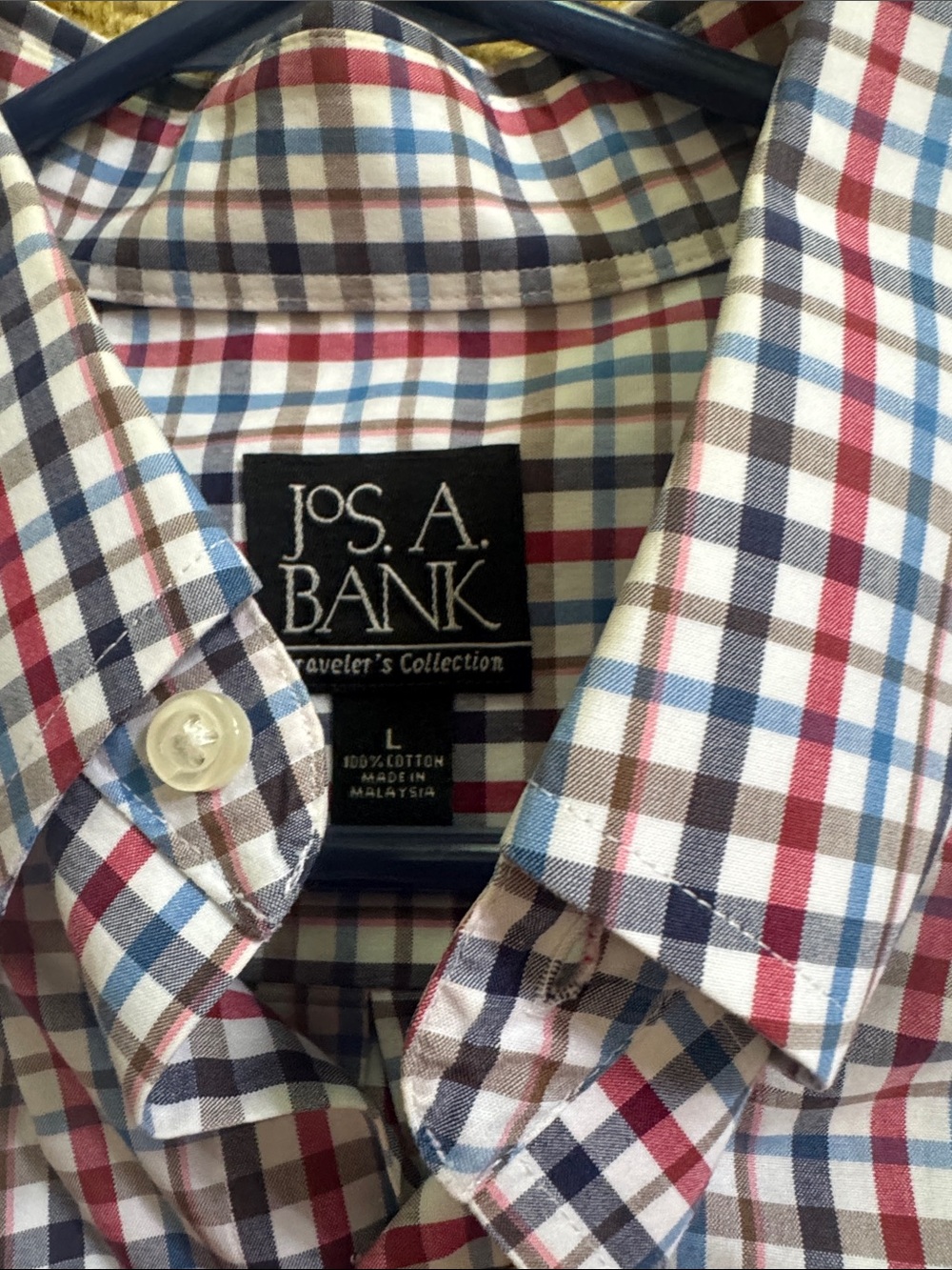 Jos.A.Bank button up shirt, large